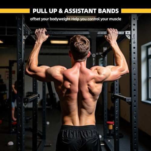 Exercise Bands，Set of 6 Resistance Bands for Working Out,Pull Up Bands Set,at Home Workout Equipment,Instruction Guide and Carry Bag Included