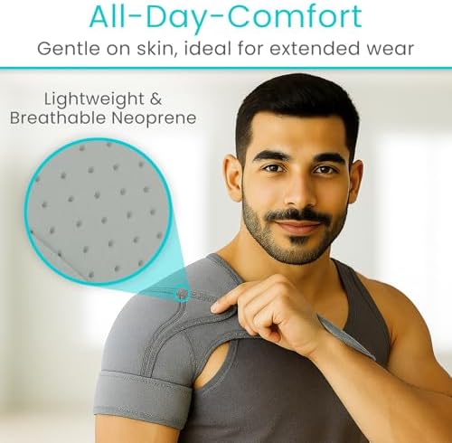 Vive Shoulder Brace for Women & Men - Injury Recovery Compression Support