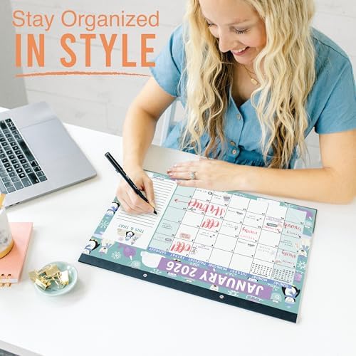 Large Desk Calendar 2026 - Desktop Calendar 2026-2027
