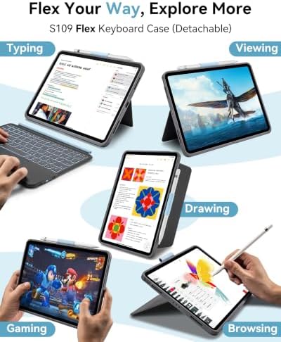 iPad Pro 11 (4th/3rd/2nd/1st Gen) & Air 11 inch 5/4th Keyboard Case