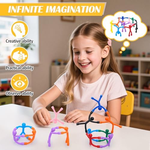10Pcs Magnetic Travel Toys, Magnets Men for Kids, Cute Magnetic People