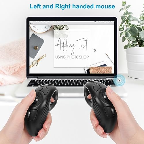welspo Wireless Trackball Laser Mouse