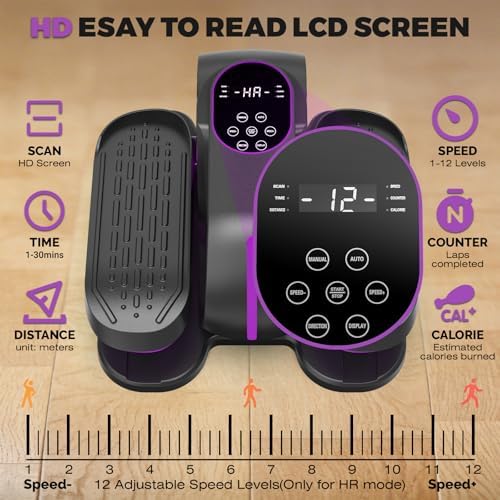 Under Desk Elliptical Leg Exerciser as Seen on TV Sitting for Senior