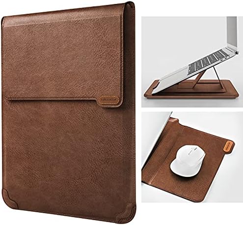 Nillkin 15.6 inch Laptop Sleeve with Stand (3-in-1), 2 Stand Modes, Brown