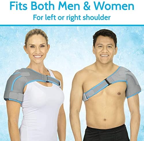 Arctic Flex Shoulder Ice Pack Brace - Rotator Cuff Cold Gel Wrap Therapy