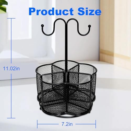 Pen Holder for Desk,360 Degree Rotating Pencil Holder Organizer
