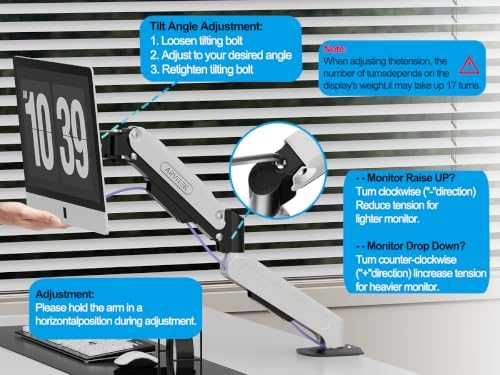Dual Monitor Arm for 13-32" Screens