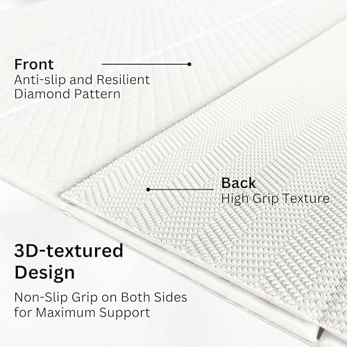 Foldable Yoga Mat, 72" x 24", 6/8/10/12mm