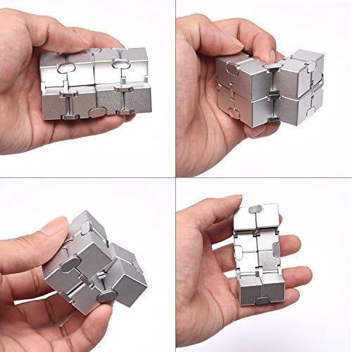 JOEYANK Fidget Cube Metal Infinity Cube for Stress and Anxiety Relief/ADHD