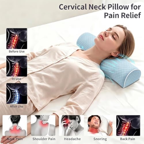 Cervical Pillows for Neck Pain Relief,Neck Pillow for Sleeping