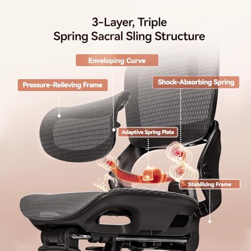 SIHOO B100 Mesh Ergonomic Office Chair with Adaptive Lumbar Support