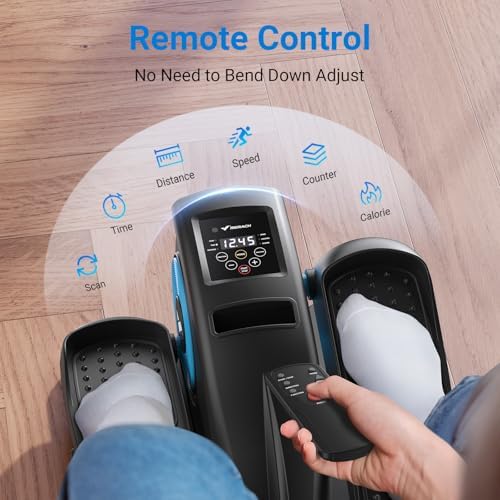 MERACH Under Desk Elliptical, Leg Exerciser While Sitting for Seniors