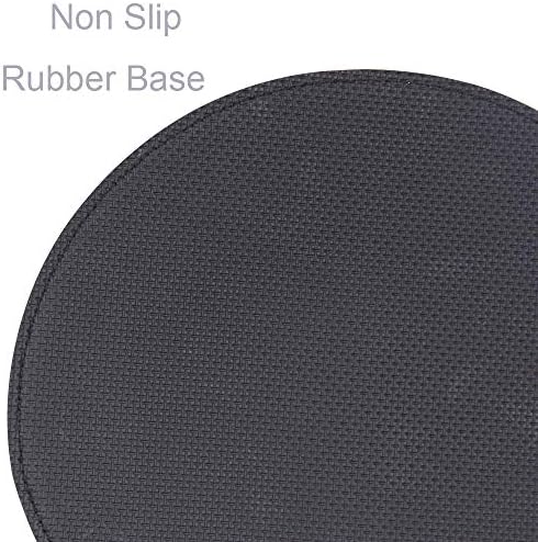RICHEN Ergonomic PU Leather Keyboard Wrist Rest and Mouse Pad with Wrist Support, Memory Foam Set for Computer/Laptop,Gaming and Office, Comfortable for Easy Typing & Pain Relief (Gray White)
