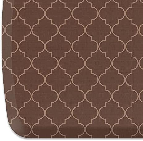 GelPro Elite Premier Anti-Fatigue Kitchen Comfort Floor Mat, 20x36", Lattice Java Stain Resistant Surface with therapeutic gel and energy-return foam for health & wellness