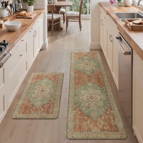 GENIMO Anti Fatigue Kitchen Mats for Floor 23"X71", Runner Rug,Multi