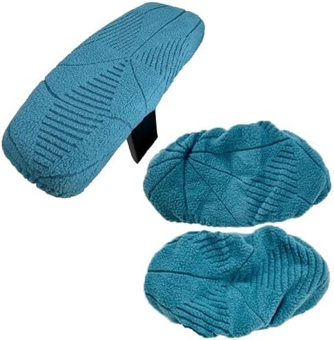 High Elasticity Anti Slip Office Chair Cover, Split Design for Easy Installation,Universal Desk Chair Cover wear-Resistant and Scratch Resistant (Peacock Blue, Chair Armrest Covers)