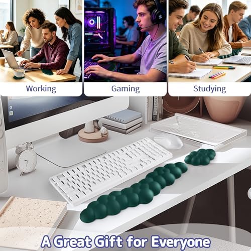Sushret Cloud Wrist Rest for Keyboard and Mouse, Cloud Keyboard Wrist Rest