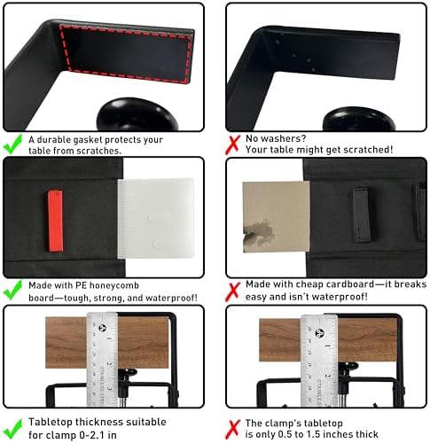 No Drill Under Desk Cable Management Tray, 28" Desk Cable Organizer