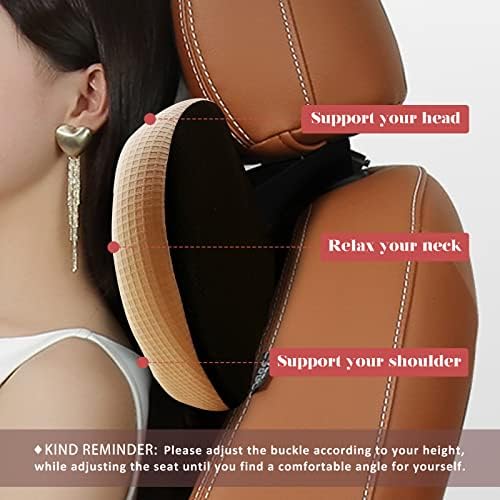 Super Comfy Car Headrest Pillow, Softness Car Pillow for Neck Pain Relief