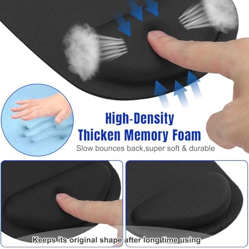 Custom Mouse Pad with Wrist Rest, Personalized Photo Ergonomic Mousepad