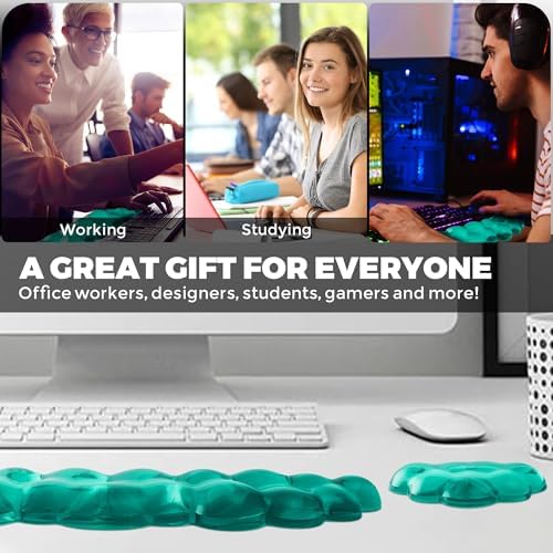 Gel Cloud Wrist Rest - Cloud Mouse Wrist Rest Pad Mouse Support for Office Gaming Pad Computer Laptop Ergonomic Comfortable Pain Relief