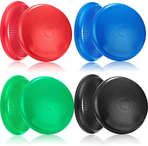 Jerify 4 Pcs Wiggle Seat Flexible Inflated Wobble Cushion