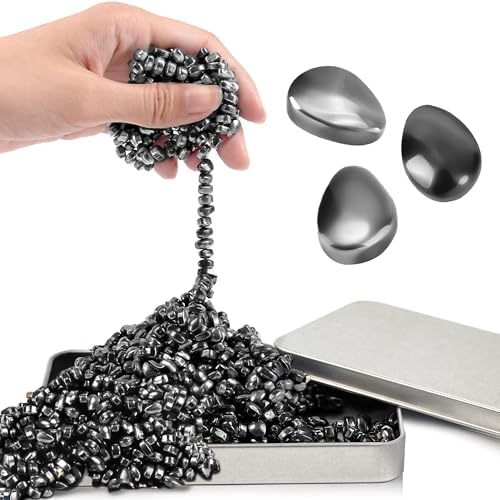 Fidget Toy for Adults Cool Gadgets Gifts for Teen Boys Girls 1000pc Office Desk Stuff for Mens ADHD Tools Sensory Autism Stress Anxiety Fidgets Beads Balls Ferrite Putty Stones Easter Basket Stuffer