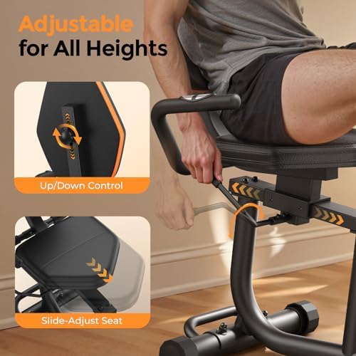 YOSUDA Recumbent Exercise Bike for Home，Magnetic Staionary Bike for Seniors