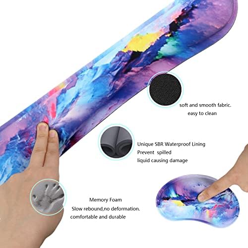 Keyboard Wrist Rest Pad and Mouse Wrist Support Wrist Rest Set