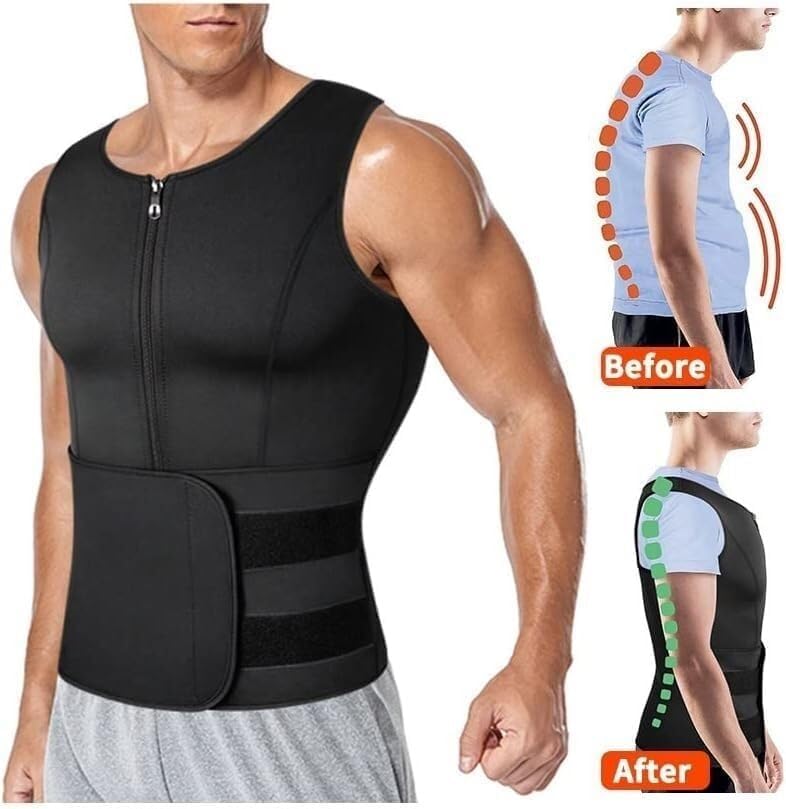 Adjustable Clavicle Posture Corrector Corset Men Shoulder Lumbar Support Belt Women Back Support Brace Waist Trimmer (Color : Gray, Size : XXXL-arge)