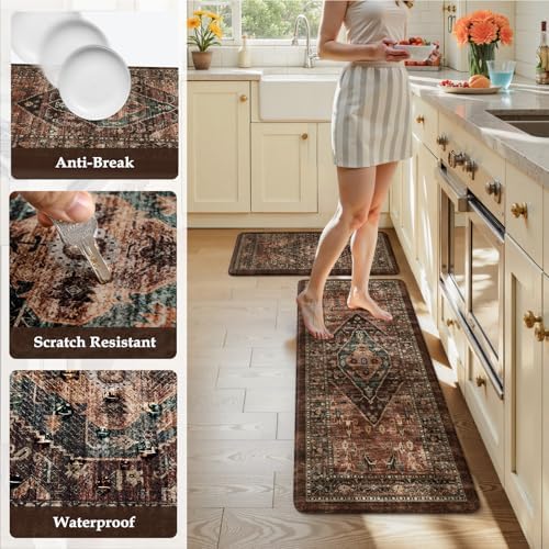 KIMODE Kitchen Mats for Floor Cushioned Anti Fatigue,Rugs for Kitchen Floor