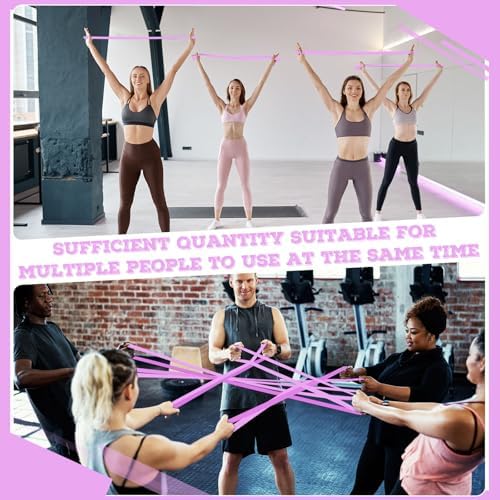 Foilswirl 8 Pcs Resistance Bands for Working Out