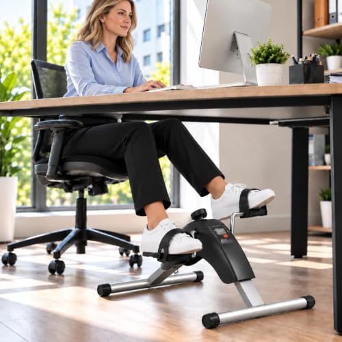 Under Desk Bike Pedal Exerciser for Arms and Legs