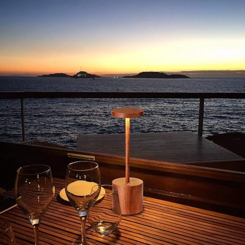 Cordless Table Lamp Rechargeable,Battery Powered LED Outdoor Table Light
