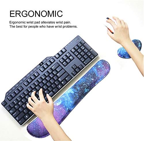 Keyboard Wrist Rest Pad and Mouse Wrist Support Wrist Rest Set