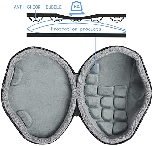co2CREA Hard Case for Logitech MX Ergo S/MX Ergo Trackball Mouse, Black
