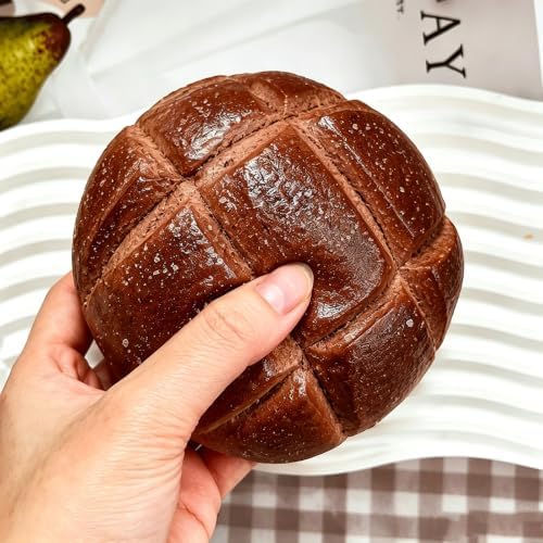 Bread Squishy Toy, Slow Rising Dumpling Squishy Stress Ball, Soft PU Toy