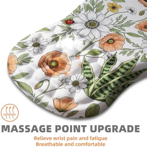 Ergonomic Mouse Pad Wrist Support for Carpal Tunnel Pain Relief