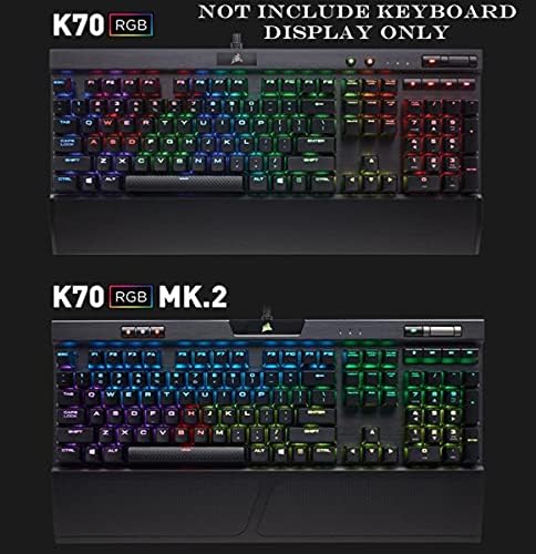 New Ergonomic Wrist Rest for Corsair K70 RGB MK.2 Mechanical Gaming Keyboard (Black, Minimalist Style)