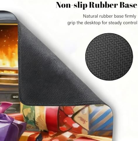 Christmas Large Mouse Pad Non-Slip Rubber Long Gaming Desk Mat