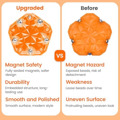 Magnetic Fidget Sphere, Adult Fidget Toy for Focus & Stress Relief