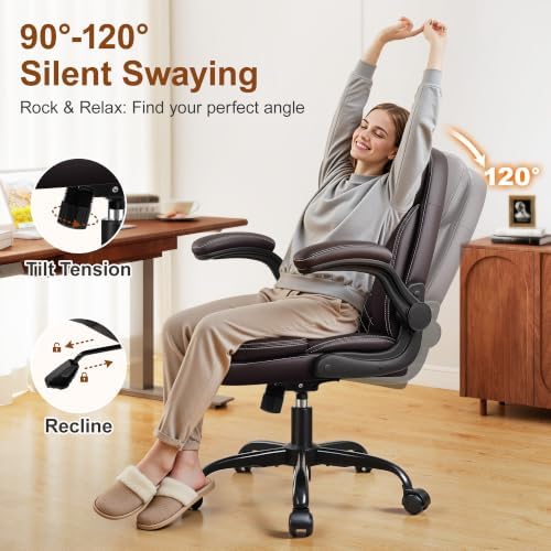 Office Desk Chair, Ergonomic Computer Chair with Unique Dual-Layer Support