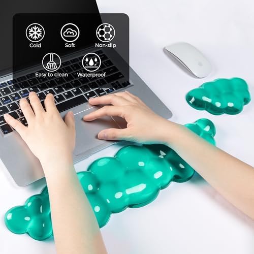 Gel Cloud Wrist Rest - Cloud Mouse Wrist Rest Pad Mouse Support for Office Gaming Pad Computer Laptop Ergonomic Comfortable Pain Relief
