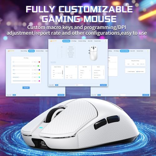 ATTACK SHARK X8 SE Tri-Mode Wireless Gaming Mouse Ergonomic 59g Lightweight