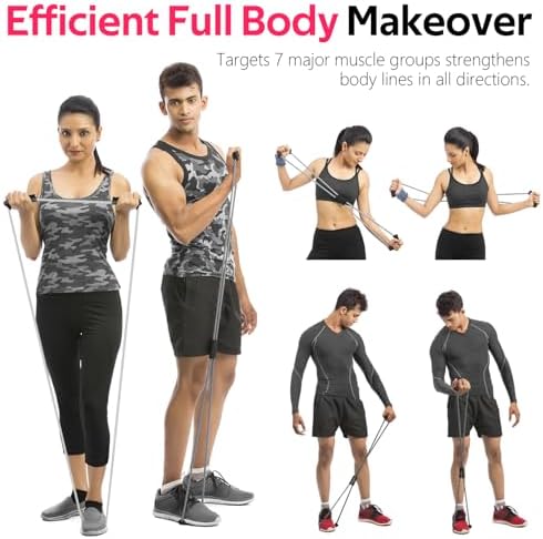 Resistance Bands with Handles, Figure 8 Fitness Bands, Exercise Bands Set