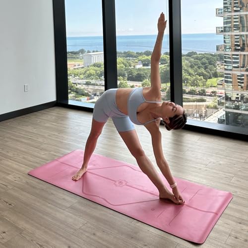Liforme Travel Yoga Mat - Patented Alignment Design, Advanced Non-Slip Grip