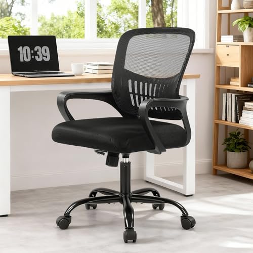 DUMOS Home Office Chair, Computer Desk Chair, Lumbar Support