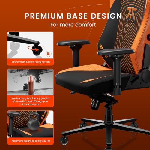 Blacklyte Athena Pro Gaming Chair, Team Fnatic, Fabric