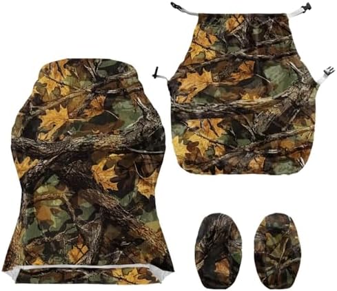 Camo Hunting Print Gaming Chair Cover Non Slip Universal Furniture Protector Stretchable Stain Resistant Gaming Chair Slipcover with Armrest Covers
