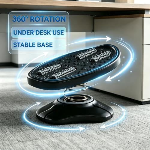Foot Rest Under Desk, Ergonomic Foot Stool Under Desk